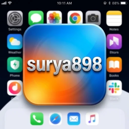 surya898 Logo - Resmi
